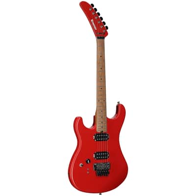 Kramer 84 HH FR Electric Guitar, Left-Handed, Maple Fingerboard (with Gig Bag), Radiant Red image 2
