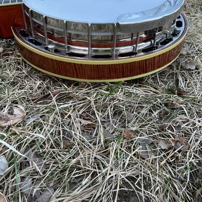 OM Professional Banjo with case and Bill Keith tuners image 5