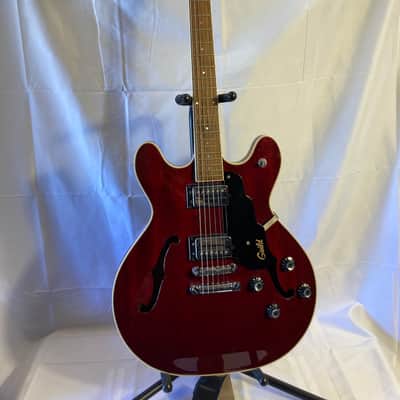 Guild - SF4 Starfire IV Electric Guitar 1990's - Transparent Red image 2