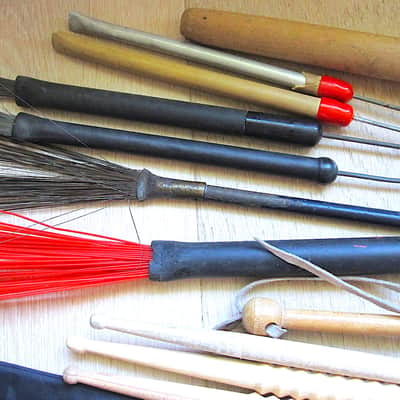 Drum Sticks, Brushes, Mallets, Stick Bag Lot image 4