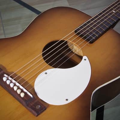 Airline Acoustic Guitar Concert Sized by Kay of Chicago for Montgomery Wards Circa-1960s Sunburst image 17