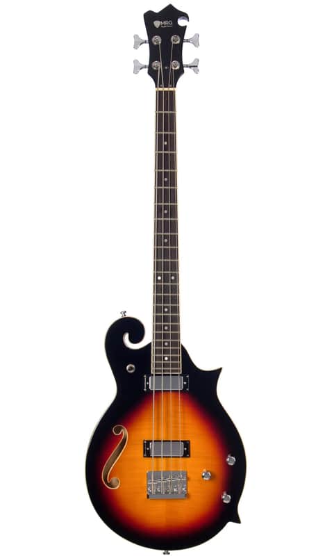 Eastwood MRG Series Tone Chambered Mahogany Maple Top Body Set Maple Neck 4-String Bass Guitar w/Gig Bag image 1