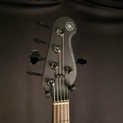 Yamaha BB735A Active 5 String Matte Black Bass w/bag image 6