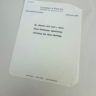 Vox / Thomas Organ 12-Piece Dealer Press Kit 1966 image 9