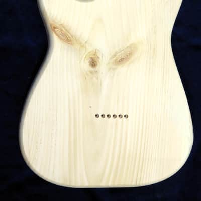 Spalted Sugar Maple Top / Aged Pine Strat body Standard Hardtail 3lbs 7oz #3696 **IMPORTS INCLUDED image 8