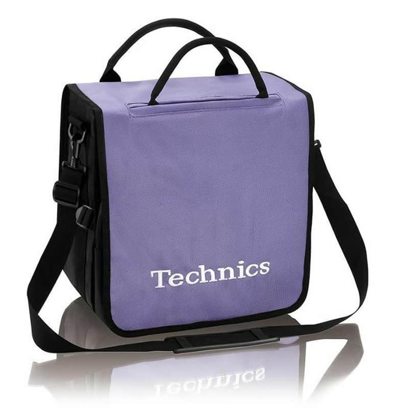 Technics Backpack 12 Inch LP Vinyl Record Bag (purple with whi…