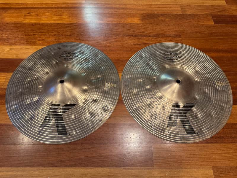 Zildjian 14" K Custom Special Dry Hi-Hat Cymbals (Pair) 2002 - Present - Traditional image 1
