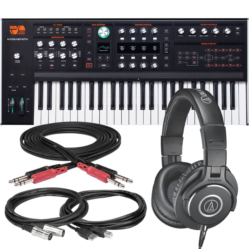 ASM Hydrasynth Keyboard Polyphonic Wavemorphing Synthesizer STUDIO KIT imagen 1