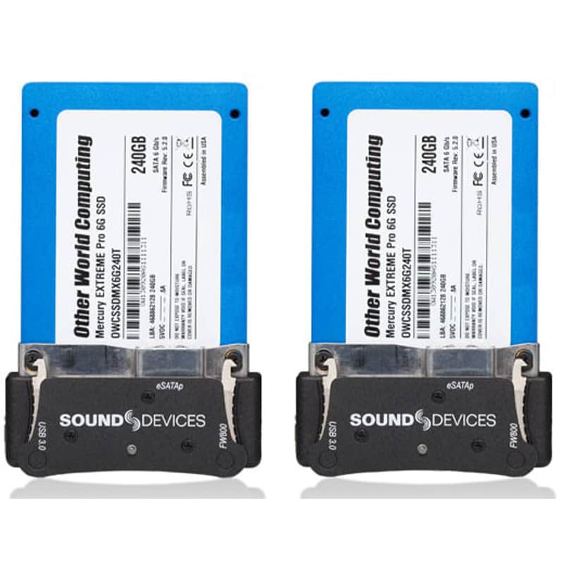 Sound Devices XM-CADDY PACK with 2x2.5 PIX SSD-7 image 1