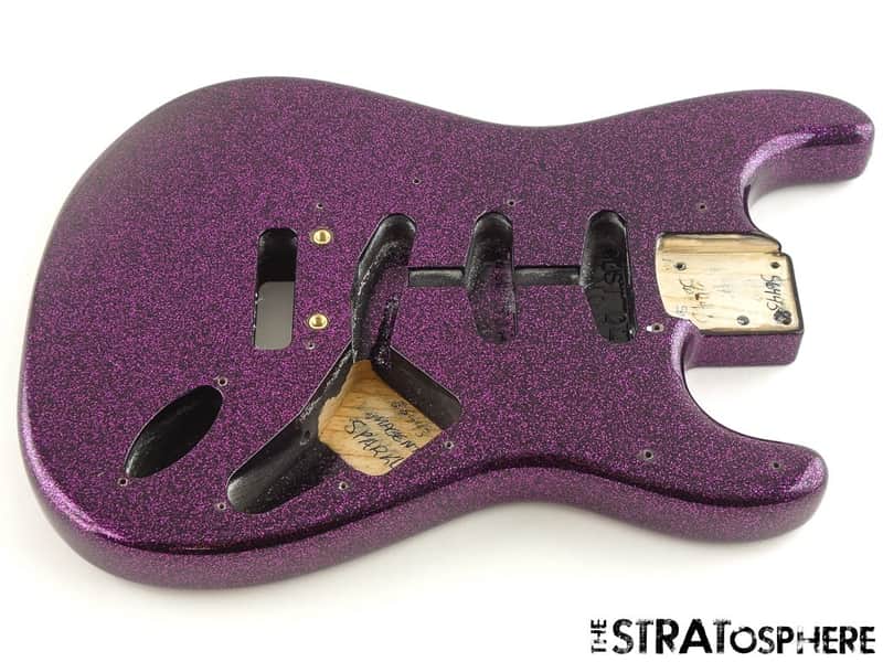 Fender Custom Shop W25 Custom Deluxe Stratocaster BODY Strat Magenta Sparkle image 1