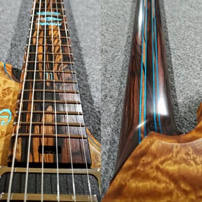 Barlow Guitars Osprey Semi-Hollow 2025 - Golden Camphor / Mun Ebony image 12