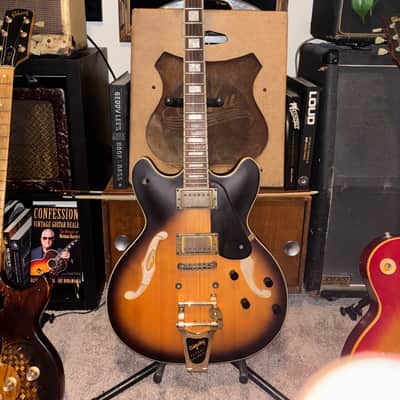 Washburn HB-36 w/Bigsby 2020’s - Weathered Tobacco image 1