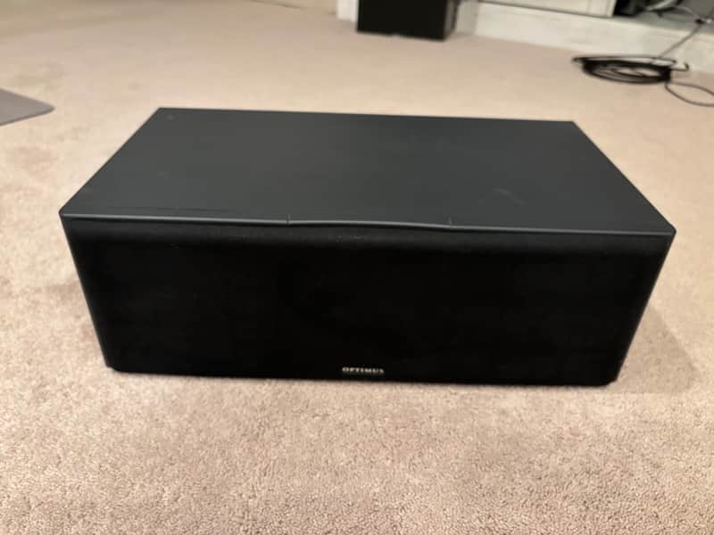 Optimus Pro CS-5 Center Channel Speaker Late 90s - Black image 1