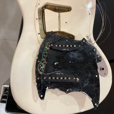 1964/65 Fender Mustang Guitar - Rosewood - Olympic White image 12