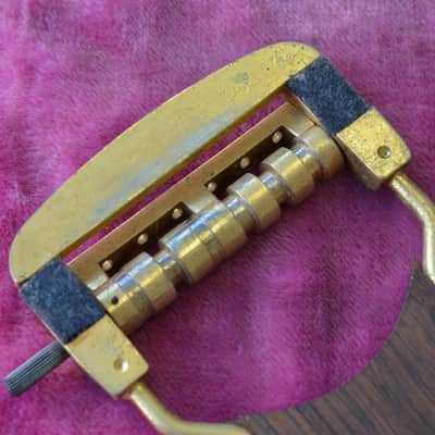 Vintage 1960's Epiphone Vibrola Tailpiece GOLD Sheraton Riviera Crestwood 1964 image 7