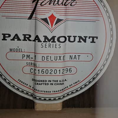 Fender Paramount PM-1 Deluxe Acoustic Guitar image 11