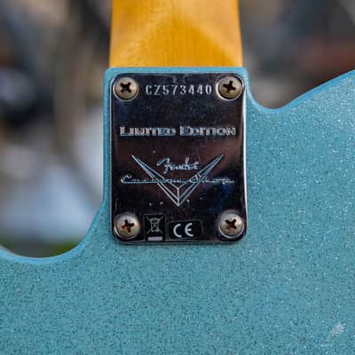 Fender Custom Shop Telecaster '61 Reissue Aged Daphne Blue Sparkle image 11