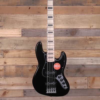 Squier Affinity Series Active Jazz V 5-String Bass Black Metallic image 4