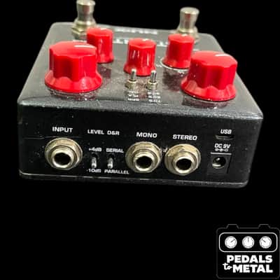 NuX NDR-5 Verdugo Series Atlantic Delay/Reverb 2018 - Black/Red - X18960 image 2