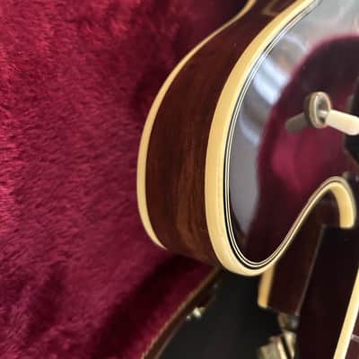Bradley ES-55W Double Cutaway Semi-Hollow 1975 Natural Rosewood image 14