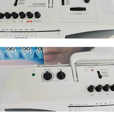 SONY CFS-204S Rare Vintage Radio Cassette Recorder Boombox Serviced Warranty image 7