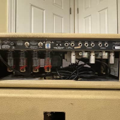 Fender Tone-Master 2-Channel 100-Watt 4x12" Guitar Amp Half Stack 1994 - 2002 - Blonde image 4