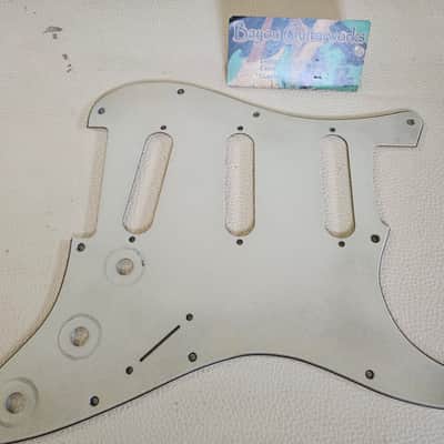Fender Stratocaster Aged Relic 3 ply Pickguard Mint Green image 1