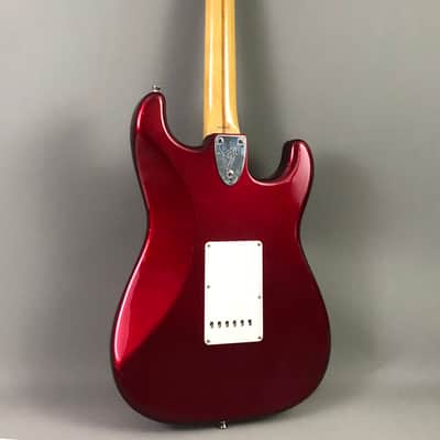 LEFTY! Vintage 1987 Fender ST72 Candy Apple Red Hendrix Voodoo Strat Custom Solid Body Guitar MIJ 7.6 Lb HSC image 13