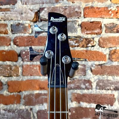 Ibanez GSR200FM Gio Soundgear 4-String Electric Bass (2000s - Transparent Blueburst) image 3