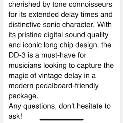 Boss DD-3 Digital Delay Long Chip Made in Japan WOW image 6