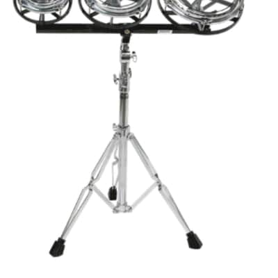 Remo Rototom Drum - 6“, 8”, 10“ Sizes Pinstripe/Clear Drumheads image 1