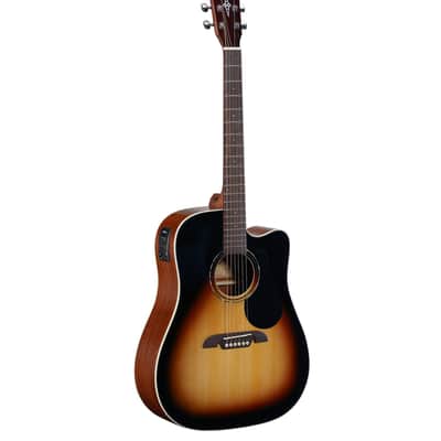 Alvarez Regent RD26CE Dreadnought Acoustic-Electric w/ Cutaway - Sunburst (RD26CESB) image 4