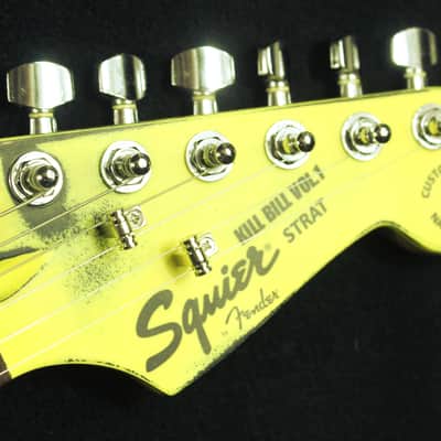 Custom Painted and Upgraded Fender Squier Strat CXS Series Custom  Aged and Worn With Graphics And Matching Headstock image 11