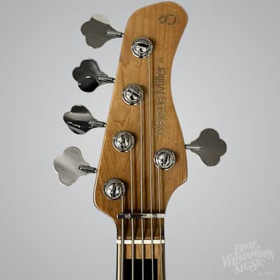 Sire Marcus Miller V5-5 String Bass Guitar, Roasted Maple Fingerboard, Natural image 7
