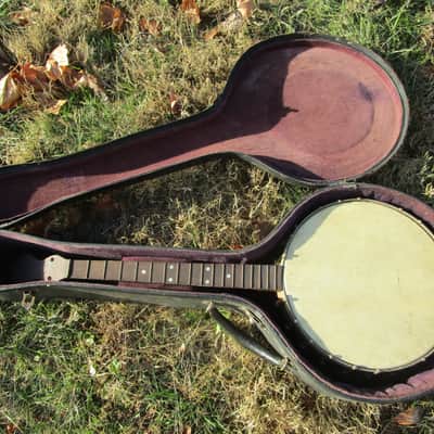 Tenor Banjo, 1920's, 17 Fret, Tone Ring, HSC image 1