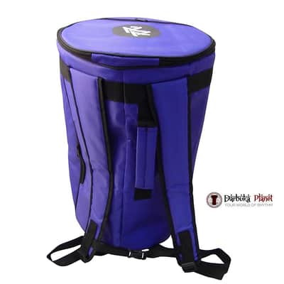 ZAZA - Professional Colorful Doumbek/Darbuka ClassicSize - Bag Carry Case - Premium Nylon Fabric Gig-bag - Blue image 15