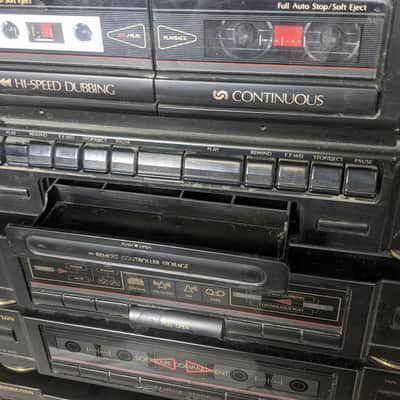 Vintage Soundesign 5863 Double Cassette Stereo System 1980's - 2x Tape Deck, AM-FM image 16
