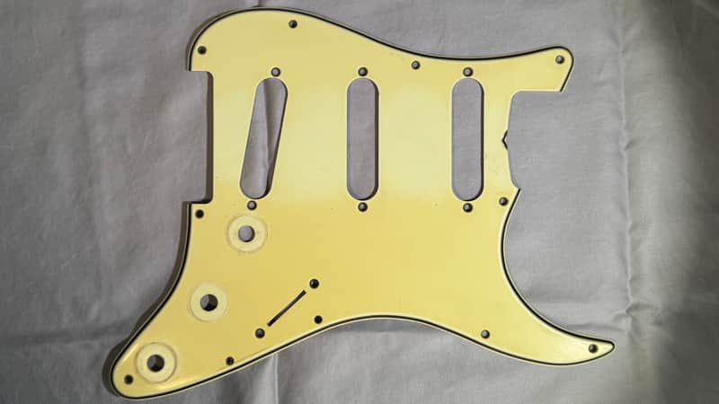 Fender Stratocaster Pickguard Super Relic / Aged Strat 59 thru 62 Mint Green AVRI 60's 11 hole image 1