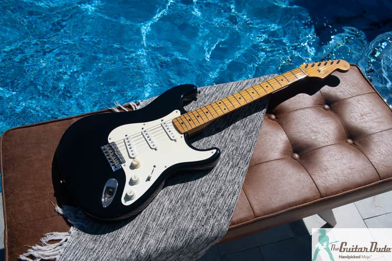 1993-94 (Grunge Era) Fender ST-57 Stratocaster Reissue - Made in Japan - "Blackie Vibes" - Pro Set Up w Perfect Frets/Action/Intonation! image 1