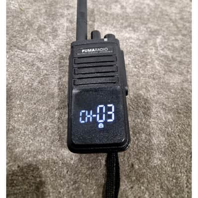 Puma Radio PR-585 - Black – Radio - Locked Channel - Fair w/ Power Supply & Charging Dock image 9