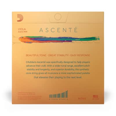 Mint D'Addario A410 MM Ascenté Viola String Set, Medium Scale, Medium Tension image 6