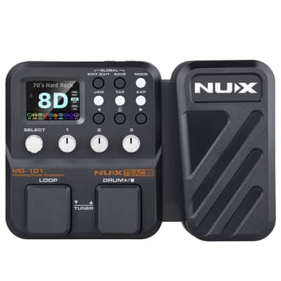 Nu-X MG-101 Multi-Effect Guitar Pedal Drum Machine Looper image 1