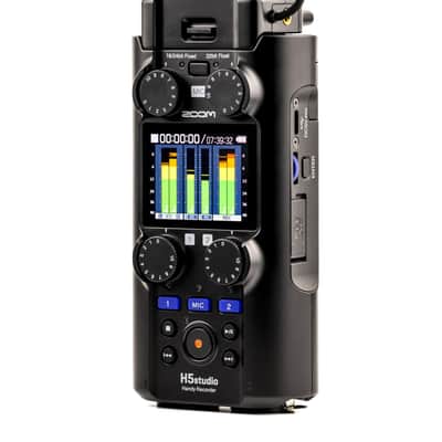 Zoom H5studio Handy Recorder with 32-Bit Float, Gain Knobs, 6-Track Recording, Large 19.4mm Microphone, F-Series Preamps, USB Audio Interface, Advanced Limiters, for Filmmakers, Musicians & Creators image 7