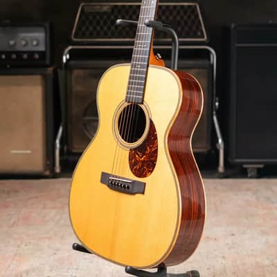 Martin Custom Shop OM-28 Acoustic/Electric Guitar - Adirondack/Cocobolo with Hardshell Case - Used image 14