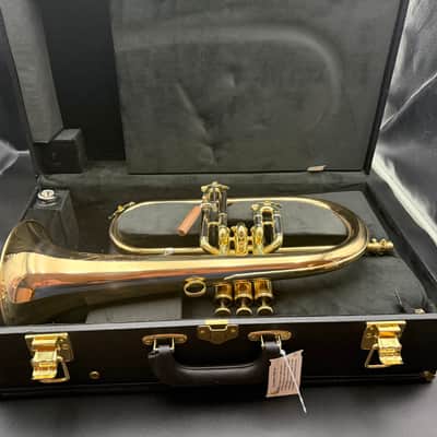 Conn Vintage One 1FG Flugelhorn – Gold Brass – Fred Powell Design – Eastlake Era – NAMM Demo image 11
