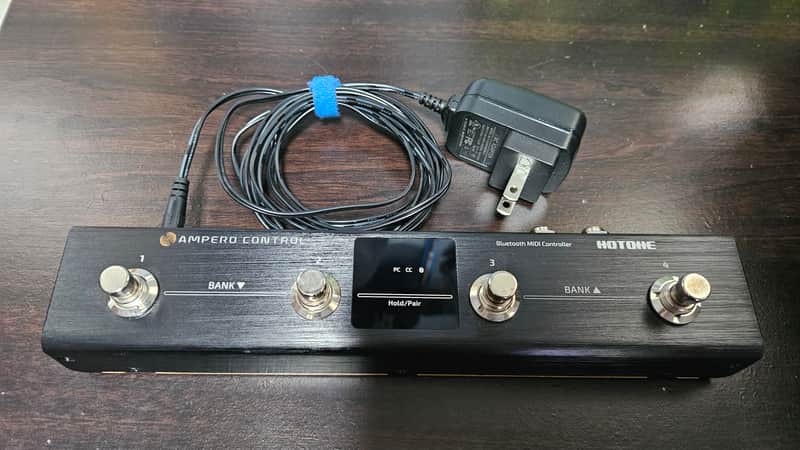 Hotone Ampero Control 4-Button Bluetooth MIDI Controller 2021 - Present - Black image 1
