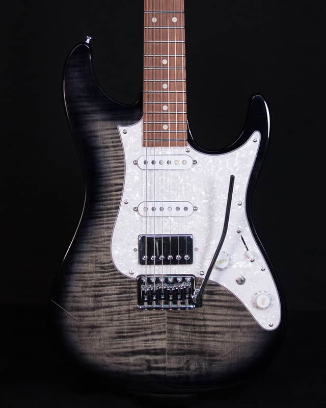 Ibanez AZ22S1F Flame top Electric, Transparent Black Sunburst image 1