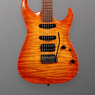 Marchione Carve-Top Solid Body - 2023 - Cherry Burst. NEW. (Authorized Dealer) image 3