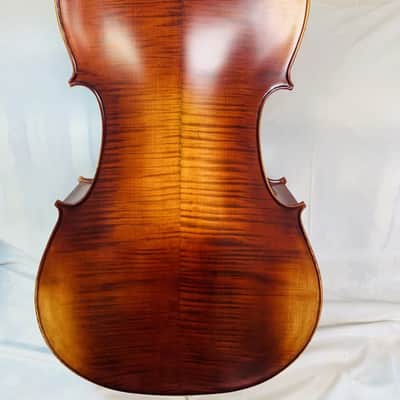 Rare Professional song maestro European tone 5 Strings Cello 4/4, Stradivarius Model image 3
