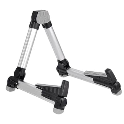 5 Core Guitar Stand Adjustable A Frame Shape w Rubber Pad Arms Supports Acoustic Electric Bass image 1
